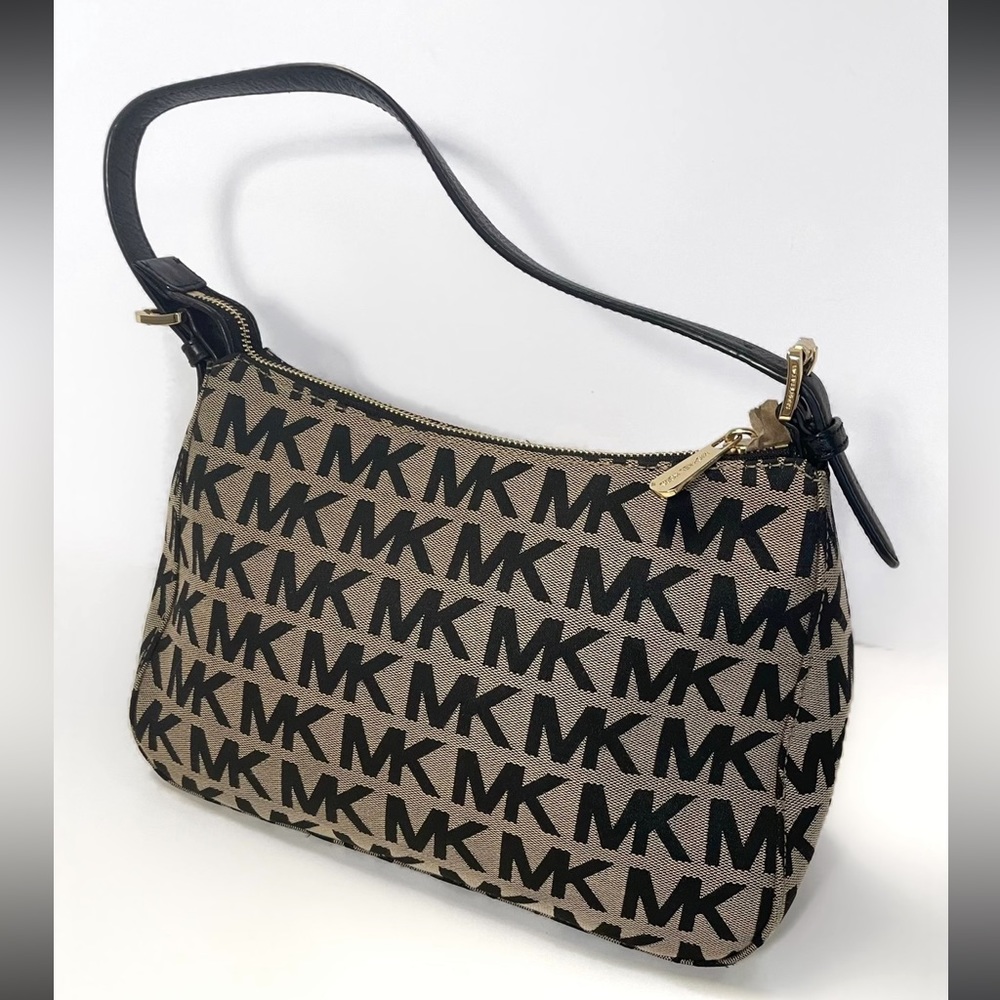 Michael’s Kors Canvas Logo Shoulder Bag